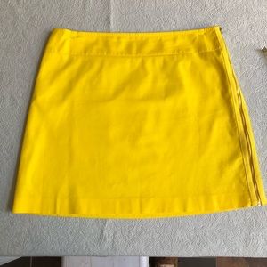 Ann Taylor Yellow skirt with full length zipper